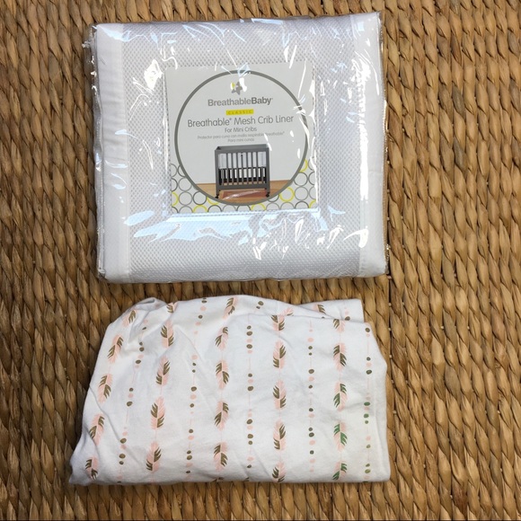 TL Care cotton mini crib sheet - Picture 2 of 2